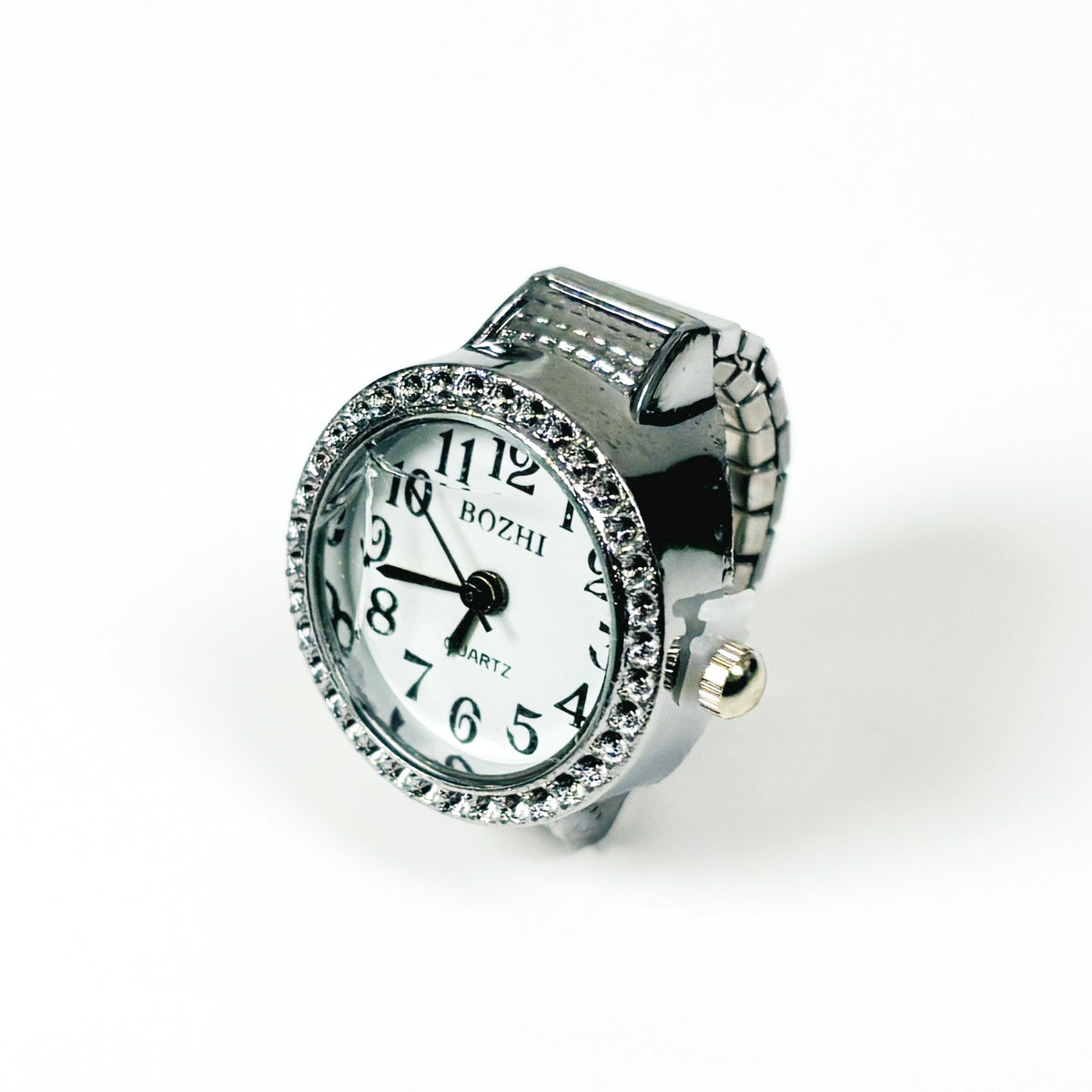 Bezel Watch Ring White