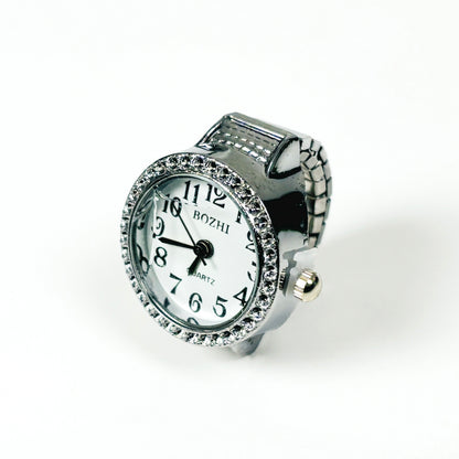 Bezel Watch Ring White