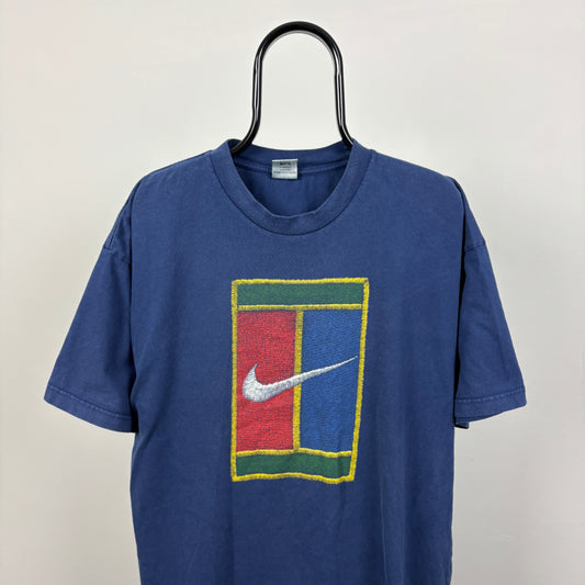 90s Nike Challenge Court T-Shirt Blue XL