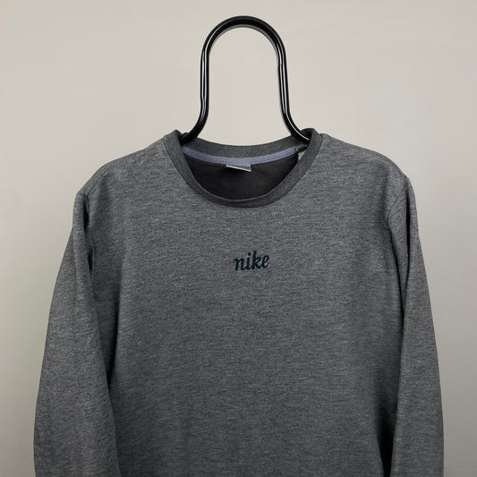 00s Nike Sweatshirt Grey Womens Medium