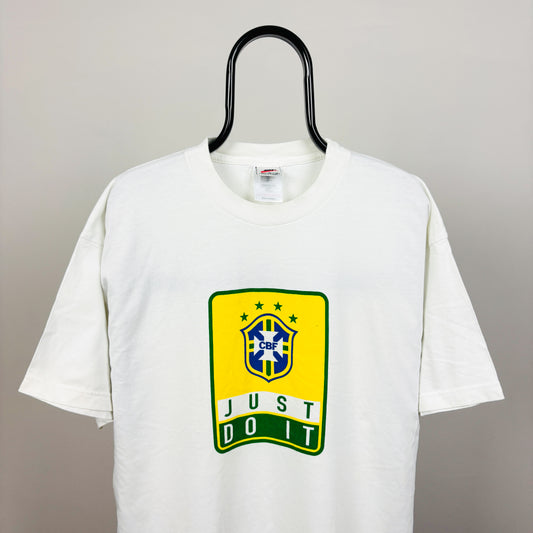90s Nike Brazil T-Shirt White XL