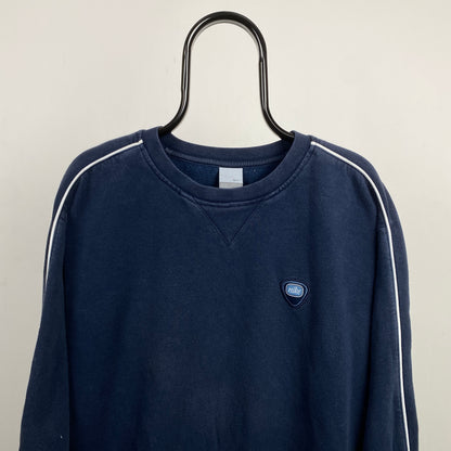 00s Nike Piping Sweatshirt Blue XL