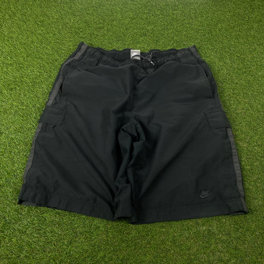 00s Nike Piping Shorts Black Large