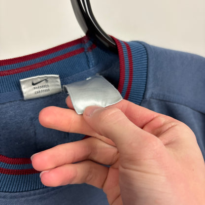 90s Nike Sweatshirt Blue Medium