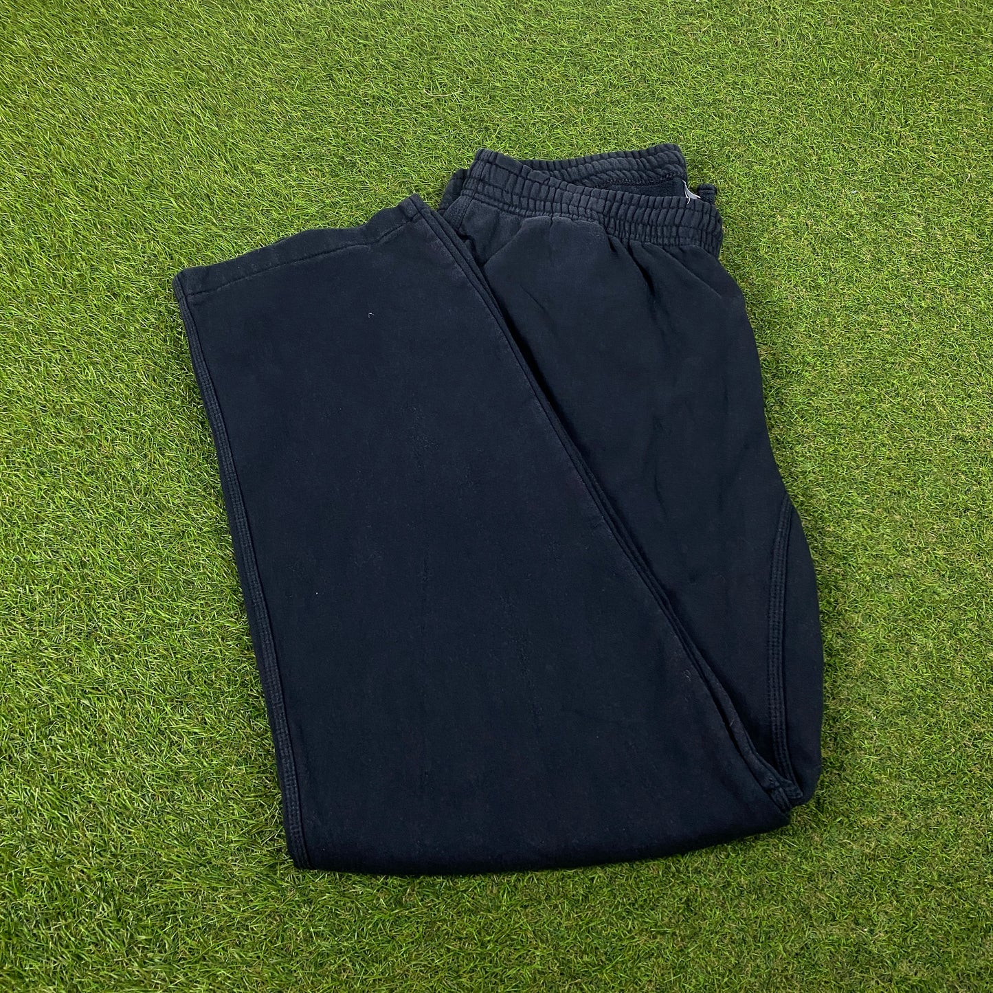 00s Nike Wide Leg Cotton Joggers Blue Large