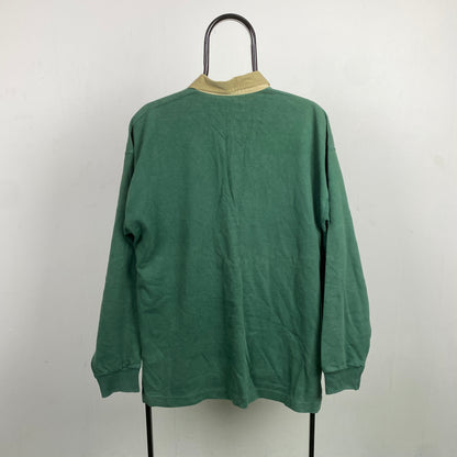 Retro 90s Mickey Mouse Golf Sweatshirt Green XL