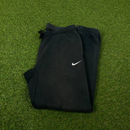 00s Nike Wide Leg Cotton Joggers Black Medium