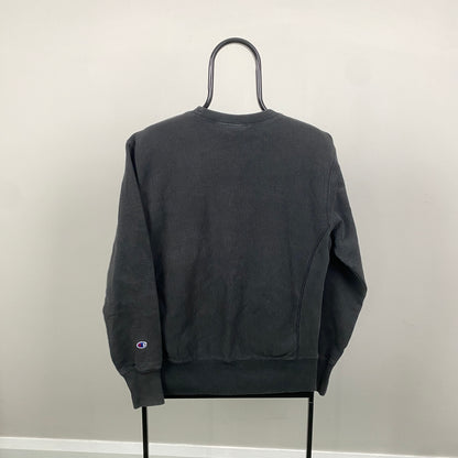 Retro Champion Sweatshirt Black Medium