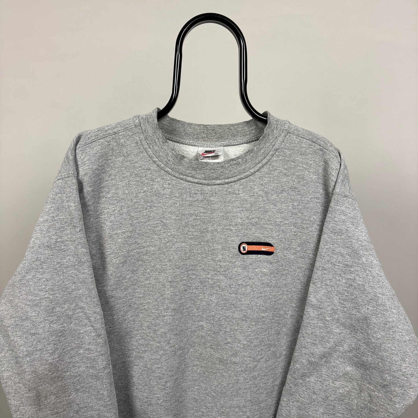 90s Nike Sweatshirt Grey Medium