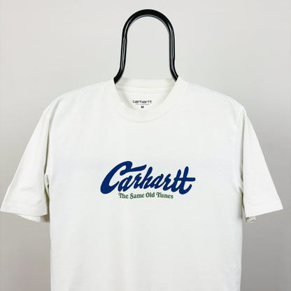 00s Carhartt Old Tunes T-Shirt White Medium