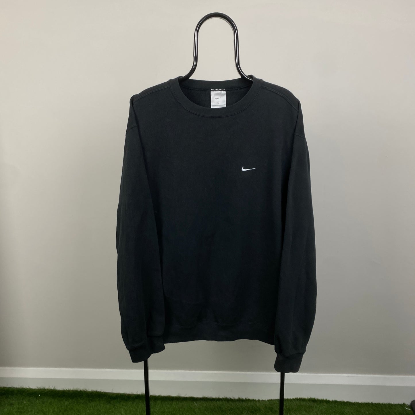 00s Nike Heavyweight Sweatshirt Black Large