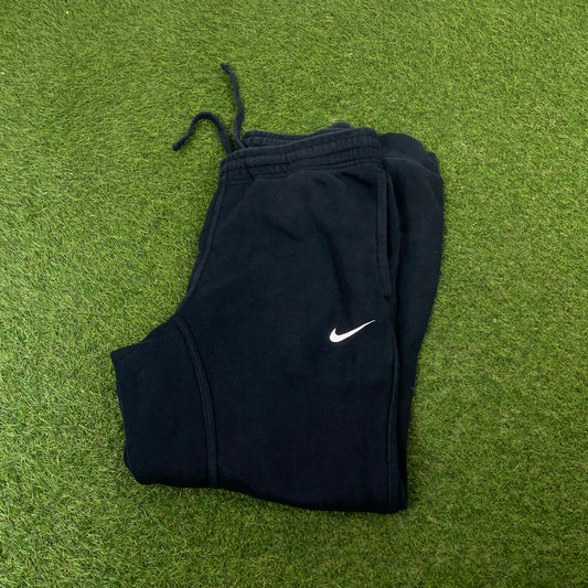 00s Nike Cotton Joggers Black Small