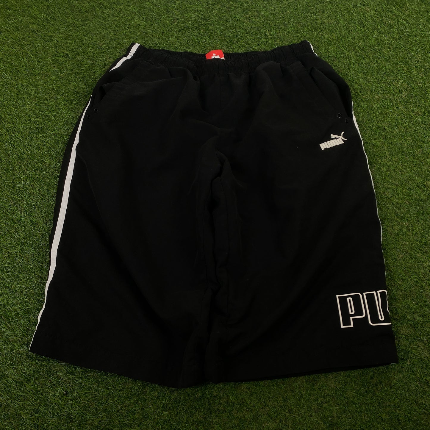 Retro Puma Shorts Black Large