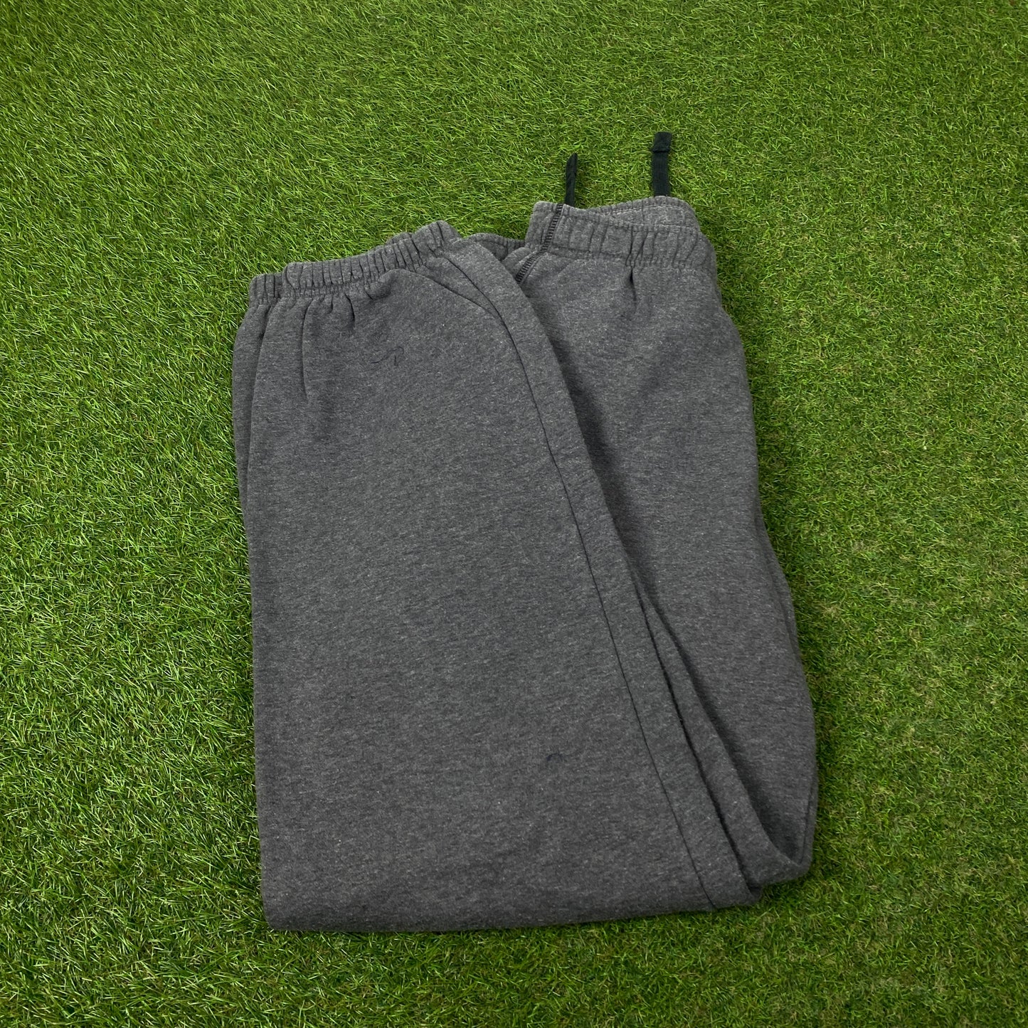 00s Nike Wide Leg Cotton Joggers Grey Small