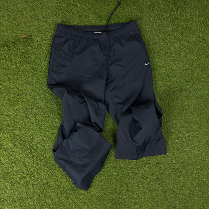 00s Nike Tracksuit Jacket + Joggers Set Blue Large