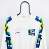 80s Adidas Stefan Edberg Sweatshirt White Medium