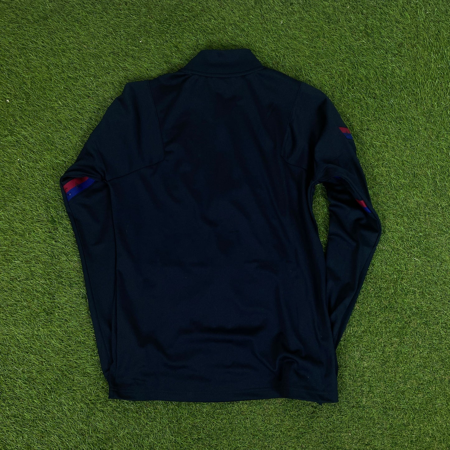 00s Nike Barcelona Windbreaker Jacket + Joggers Set Blue Small