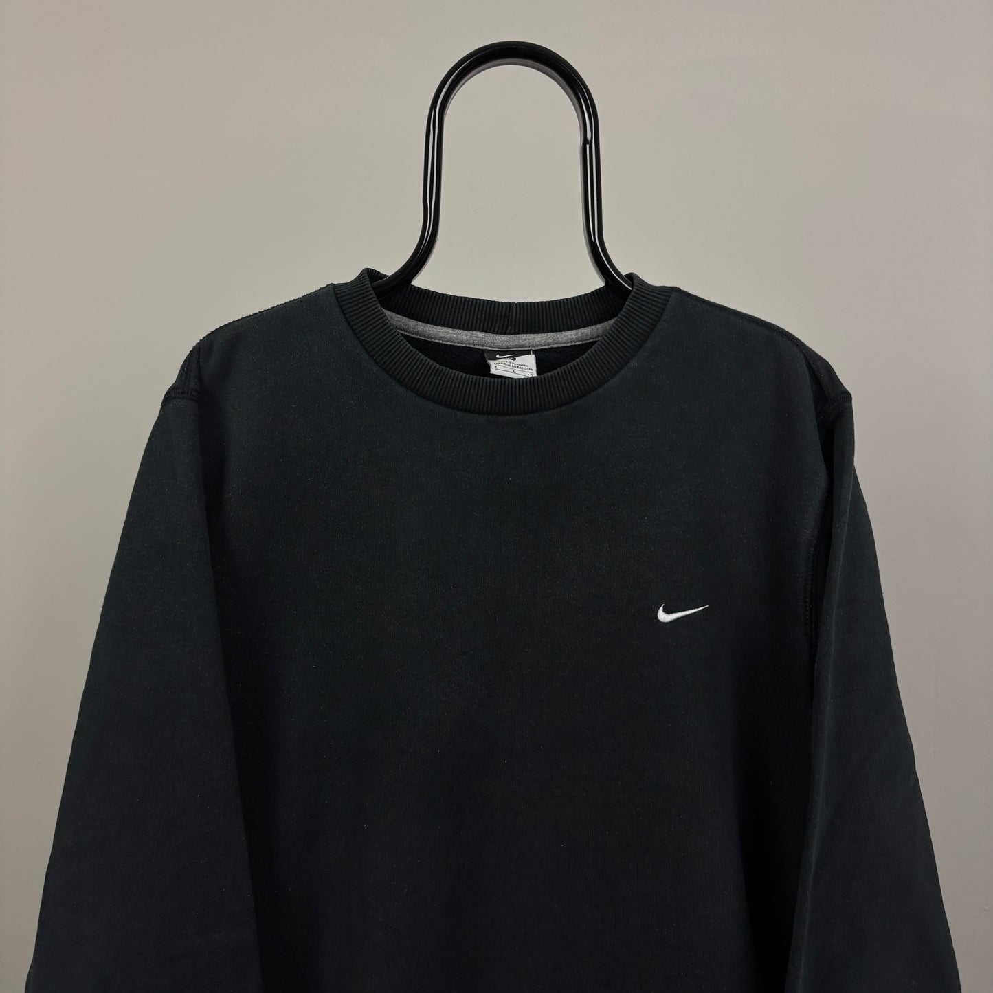 00s Nike Sweatshirt Black Large