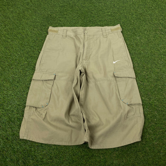 00s Nike Cargo Shorts Brown XS