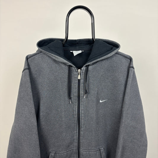 00s Nike Air Max Zip Hoodie Grey Large