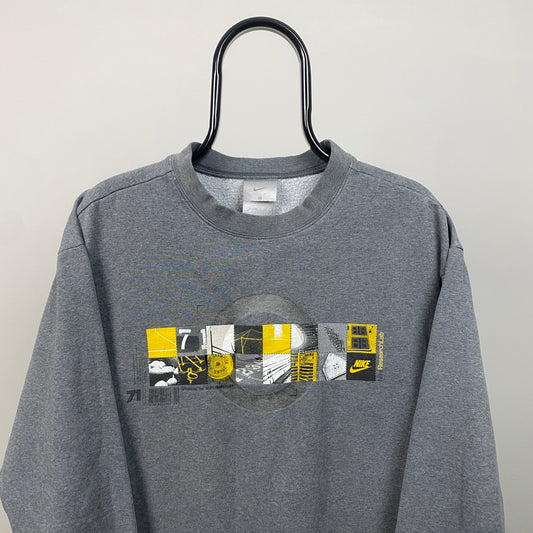 00s Nike Research Lab Sweatshirt Grey Medium