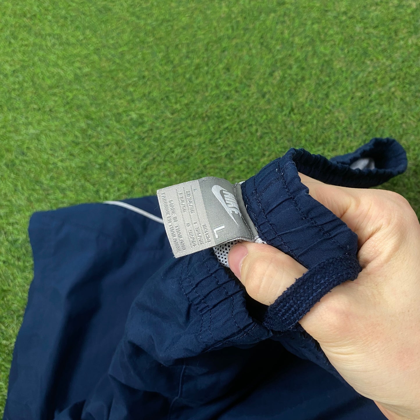 00s Nike Piping Shorts Blue Large