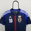 00s Adidas Japan Football Shirt T-Shirt Blue Small