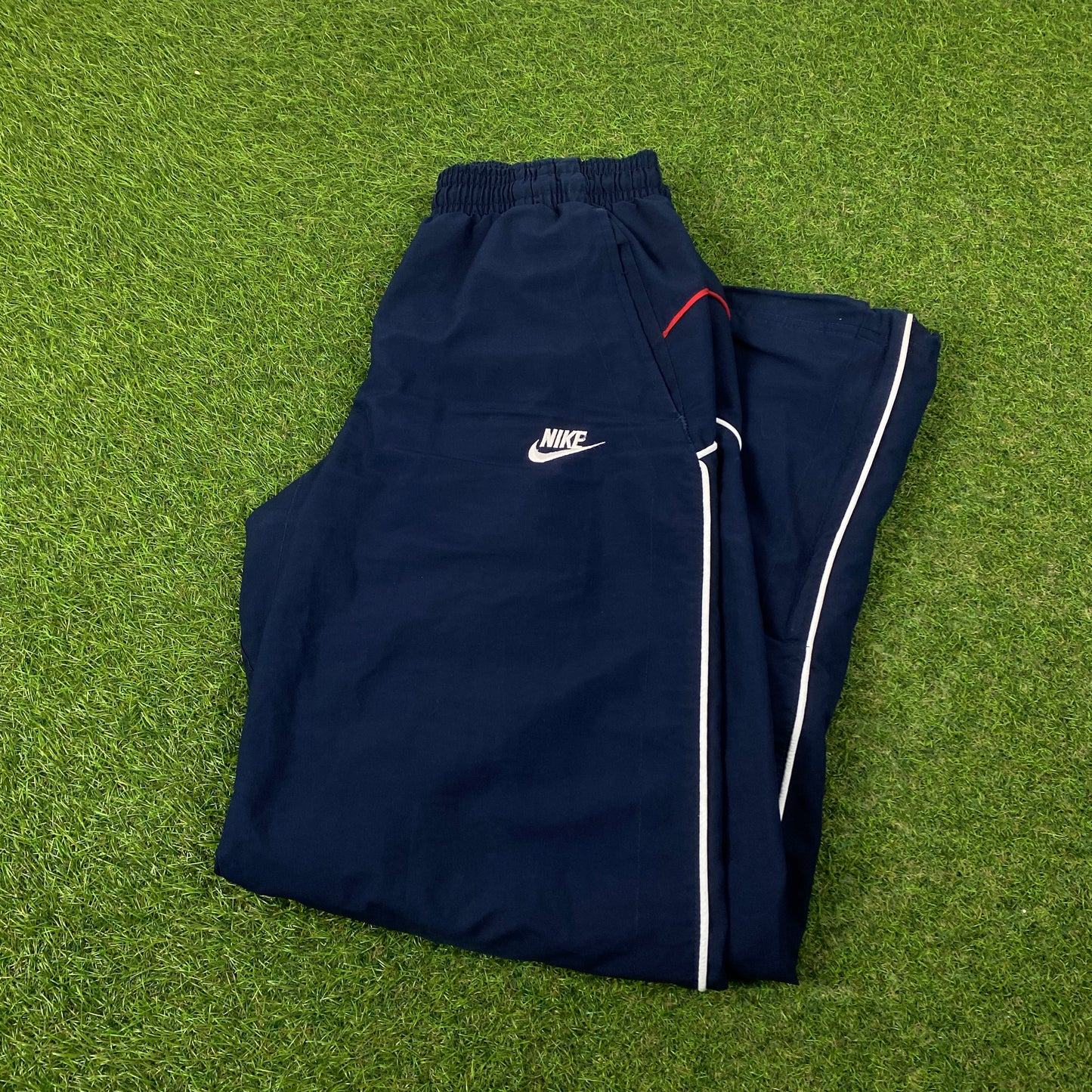 00s Nike Piping Joggers Blue Small