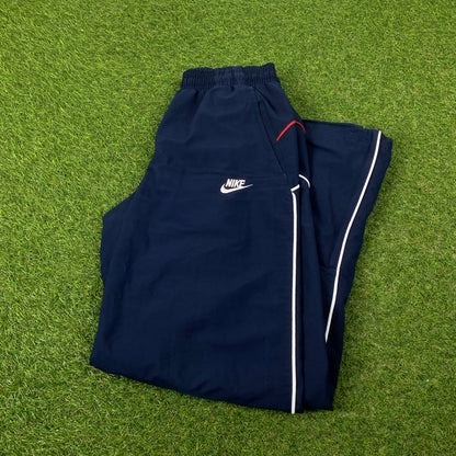 00s Nike Piping Joggers Blue Small