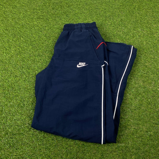 00s Nike Piping Joggers Blue Small