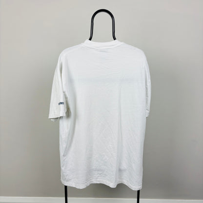 90s Hanes Dinosaur T-Shirt White XL