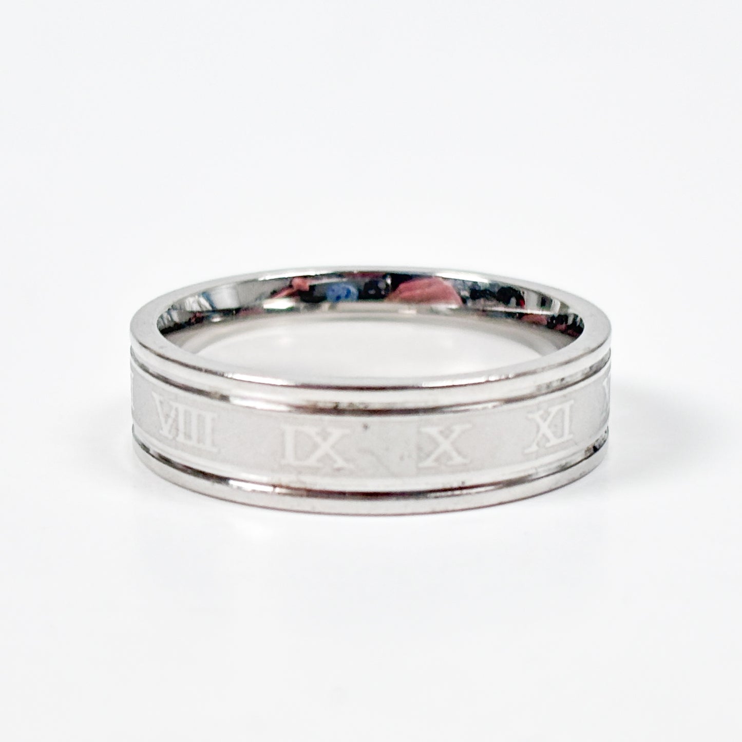 Roman Numeral Band Ring