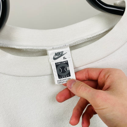 90s Nike Challenge Court Sweatshirt White XL