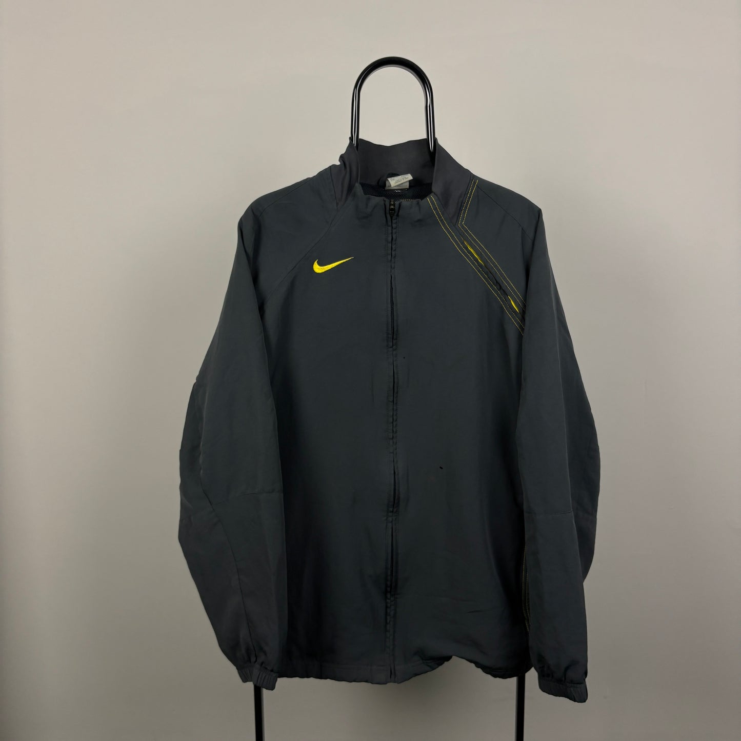 00s Nike T90 Windbreaker Jacket Grey XL
