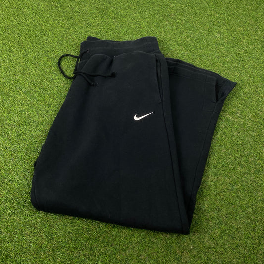 00s Nike Wide Leg Cotton Joggers Black XL