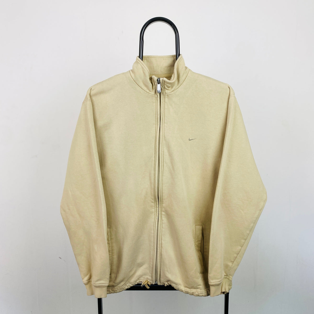 00s Nike Zip Sweatshirt Brown Small