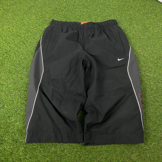 00s Nike Piping Shorts Black Medium