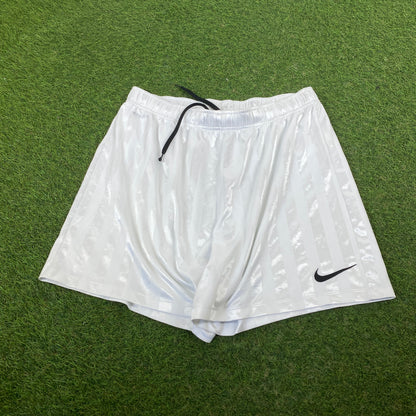 00s Nike Football Shorts White Large