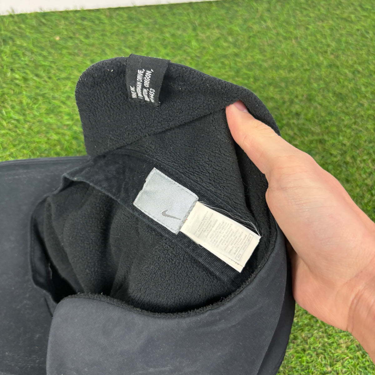 00s Nike Ear Flap Hat Black