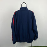 Retro Umbro Windbreaker Jacket Blue XL