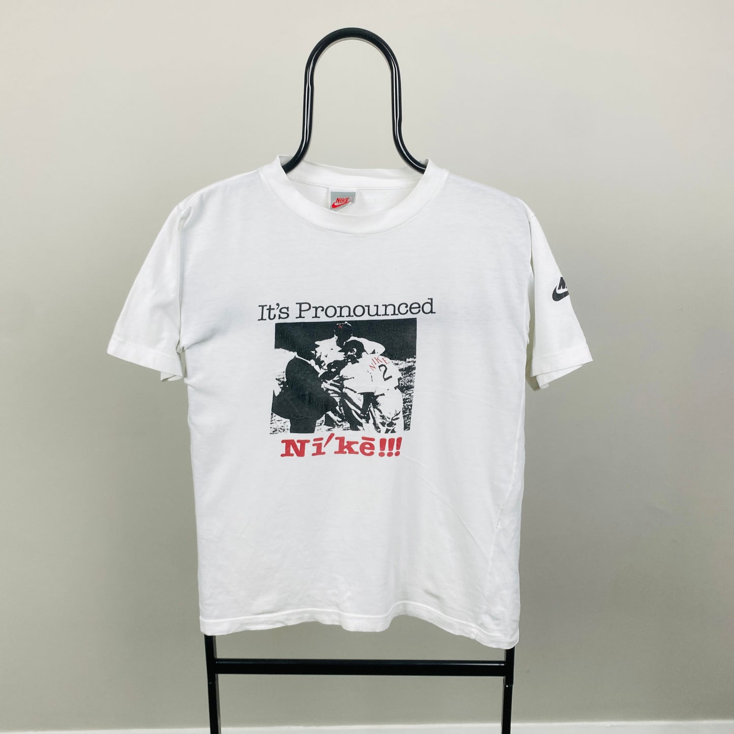 90s Nike Baseball T-Shirt White XS