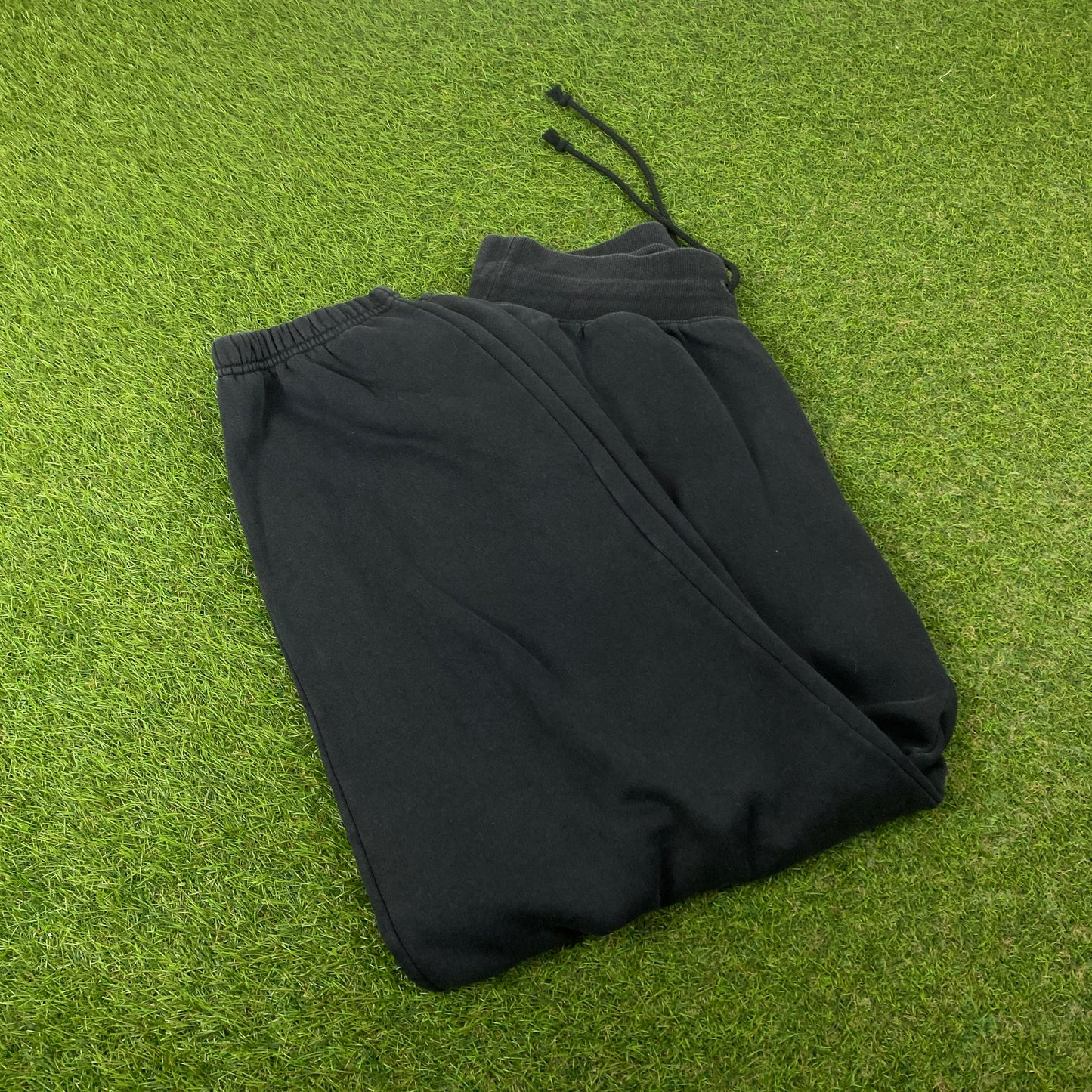 00s Nike Wide Leg Cotton Joggers Black Medium