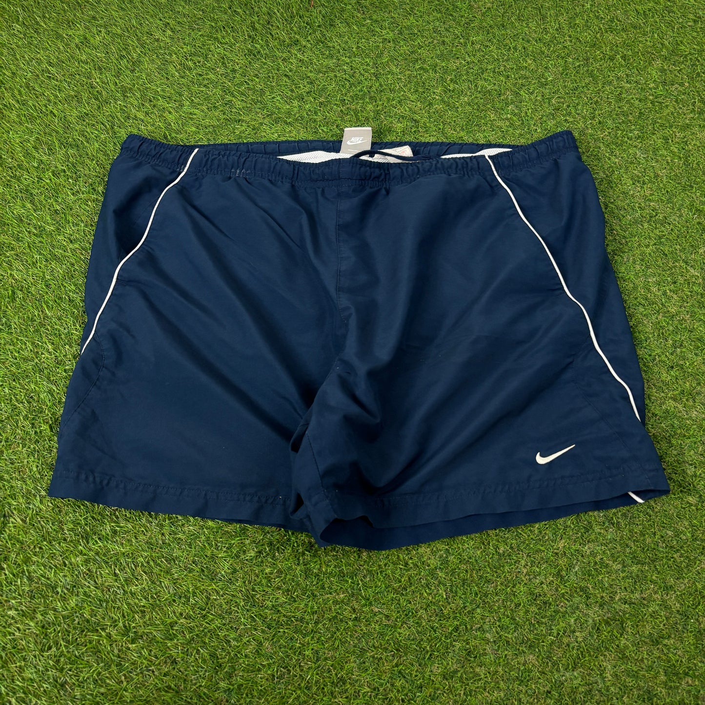 00s Nike Piping Shorts Blue XXL