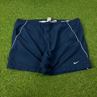 00s Nike Piping Shorts Blue XXL