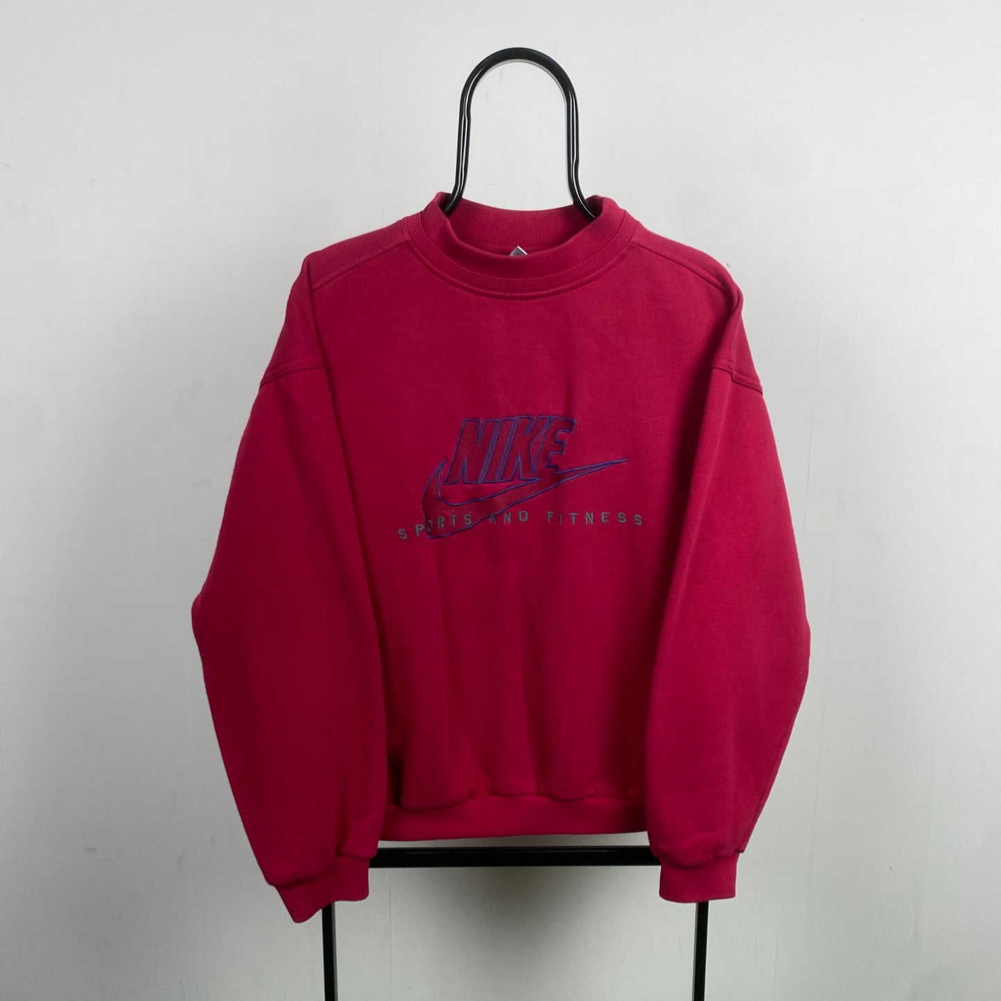 90s Nike Sweatshirt Red Medium