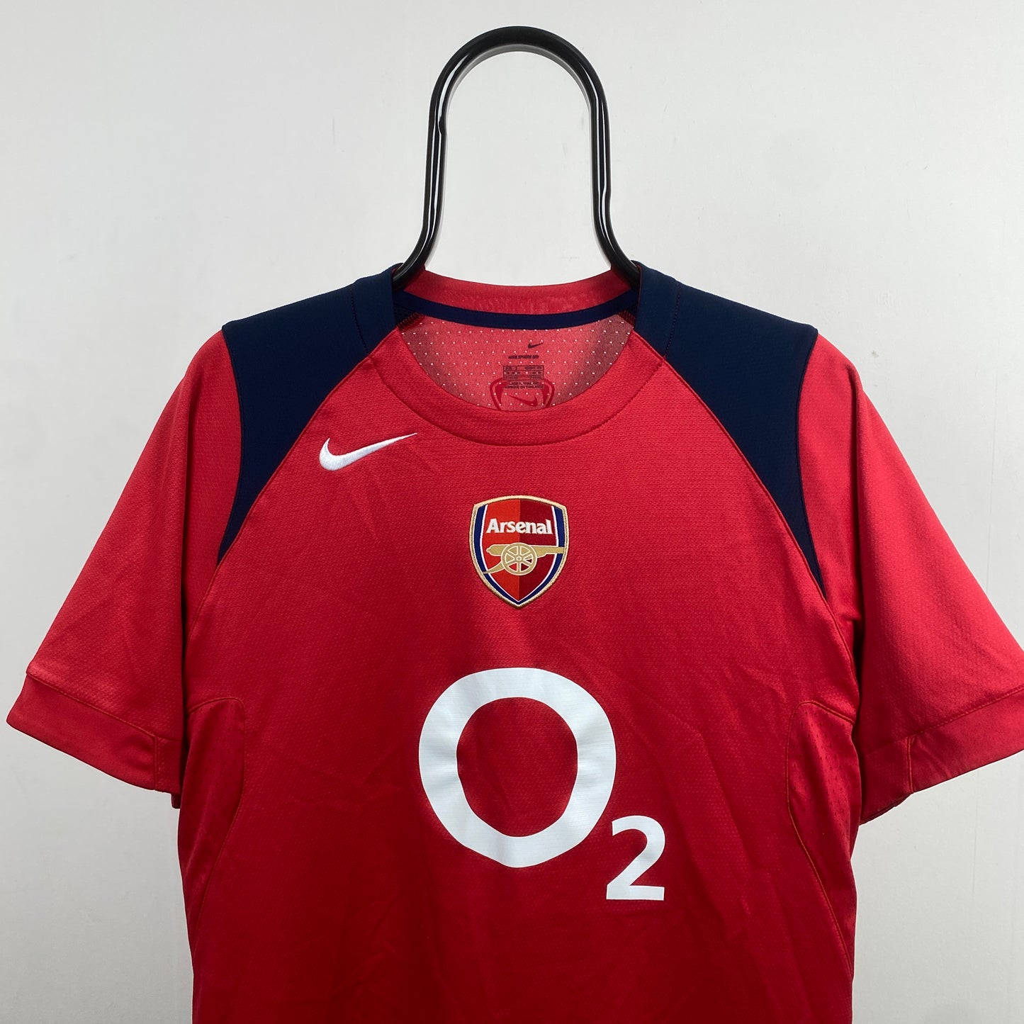 00s Nike Arsenal T90 Football Shirt T-Shirt Red Small