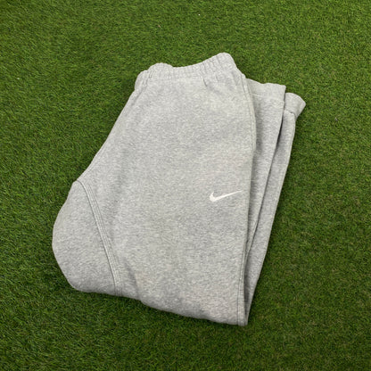 00s Nike Cotton Joggers Grey Large