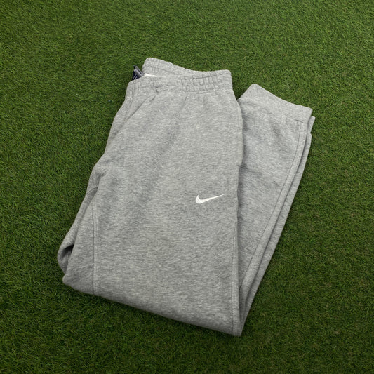 00s Nike Cotton Joggers Grey Large