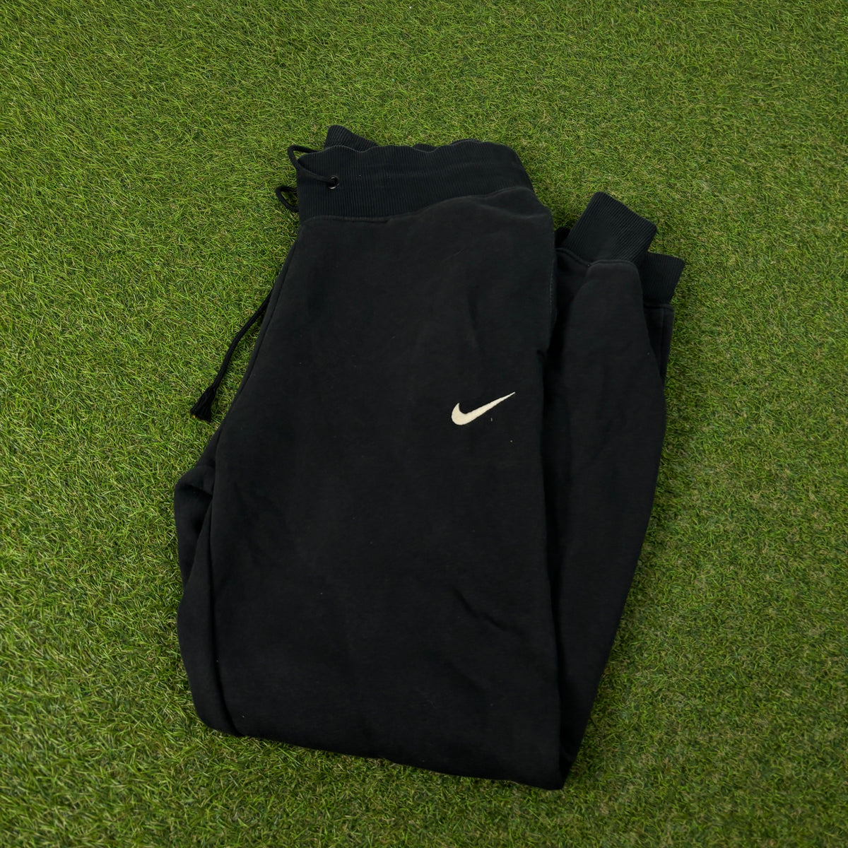 00s Nike Cotton Joggers Black Small