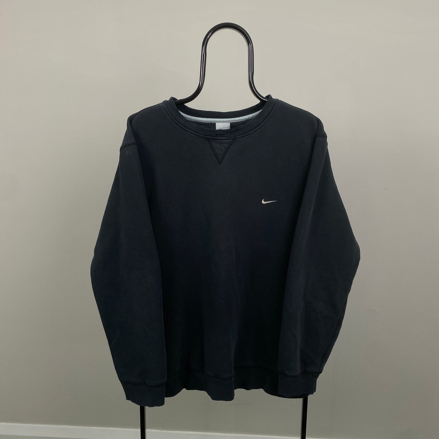 00s Nike Heavyweight Sweatshirt Black Large